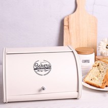 브레드박스 영양제 정리함 빵 보관함, 블랙