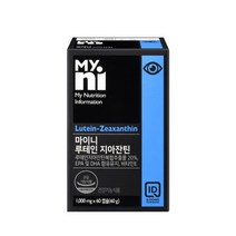 [일동제약] 마이니 루테인지아잔틴 60캡슐 (30일분), 상세 설명 참조