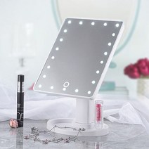 코코 LED 조명 거울 터치형, 화이트
