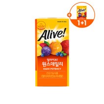 얼라이브 원스데일리 30정 1+1 멀티 남녀공용 비타민앤미네랄 비타민B, 원스데일리 남녀공용 30정 1개월분, 포우먼 30정 1개월분