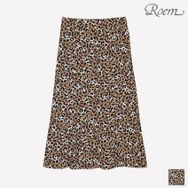로엠 호피 스커트 RMWH94TRQ2