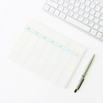 A5 위클리 스케줄 패드 사무실 업무 일정 관리 메모, 없음