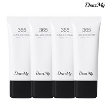 [디어마이페이스] 디어마이 365 선&비비 크림_선크림 비비크림 메이크업기초 파운데이션, 혼합색상, 4개