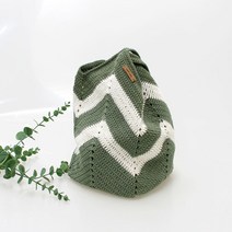 러브컨츄리 웨이브 코튼 숄더백 DIY키트(동영상포함) 뜨개질 DIY 패키지, 216, 202