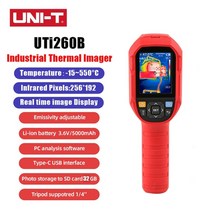 열화상카메라 열화상 적외선 산업용 누수 uni-t uti120s uti260a uti260b 카메라(배터리 포함) 휴대용 적외선 카메라 온도계 검사 수리