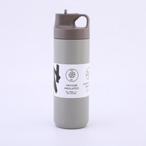 DFMEI 일본 킨토 액티브 진공흡입 스포츠 공용 텀블러 550ML 정교 보온병, 회색