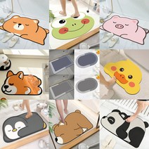 (1+1)빨아쓰는 욕실 주방 3세대 동물 규조토 발매트