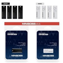 [ILLU]미니보스 USB메모리 스틱형 8G 8기가 8가 판촉용 휴대용 저장 USB 소형 심플_hAeEA, 선택h_화이트