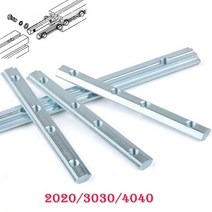 1pc 2020 알루미늄 커넥터 브래킷 패스너 m5 m6 나사 203040 시리즈 eu 표준 알루미늄 프로파일 직선 커넥터, 3030m6 l180mm