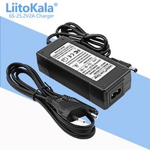 주행충전기 전기차 양방향 자동차 밧데리 파워뱅크 v5a 6/7/10/13 시리즈 18650 배터리 2A 3A 스마트 충전기용, 3.25.2V2A