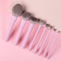 브러쉬 화장붓 아이 멀티 쉐딩퍼플 핑크 메이크업 세트 헤어 비건 파운데이션 섀도우, 분홍색