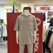 에어워크주니어 NC광주역점 편안한 핏과 매일매일 입고 싶은 분또소재로 얇으면서 조직이 탄탄해 형체변형이 없는 밑단 가슴포켓 모자테두리 우븐배색 후드티(232B1121)