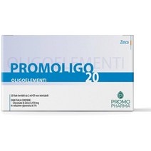 Promotion PROMOLIGO 20 -ZINGO- 필수 트레이스 요소 - 아연 - 글루텐 -20 바이알 2 ml, 3개