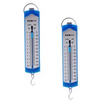 GHSHOP 2Pcs 포스 뉴턴 미터 동력계 스프링 밸런스 물리 실험 실험, 와이어 제어, 블루 화이트