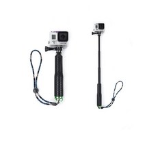 카메라짐벌Selfiestick 190mm-490mm 고품질 모노 포드 gopro 호환4/ gopro 호환3 /3/2 SJ4000 액션 카메라, 02 Blue 280mmx920mm
