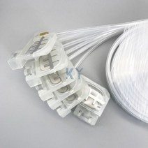 6 라인/컬러 잉크 튜브 호스 파이프 라인 1m uv 소형 댐퍼 나사 너트 oring Epson R330 R290 T50 L1800 1390, White