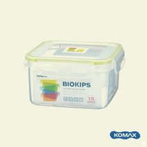 코멕스 바이오킵스 정사각깔판2호 두부용기 밀폐찬통 냉장고정리