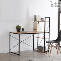 길몽드 컴퓨터 책상 아이스틸 H형 철제 책상 테이블 1200/ DY04GM, 블랙