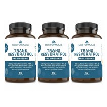 MCS Formulas 트랜스 레스베라트롤 리포좀 250mg 60캡슐 3통