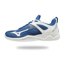 [MIZUNO] 미즈노신발 고스트쉐도우 화이트/블루 (X1GA198006) 배드민턴화&탁구화&인도어화&핸드볼화&배구화