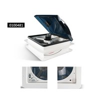 카라반 환기팬 ABS 12V LED 리모컨 작동 캠핑카 모터홈 차박 환기 서큘레이터, 해외, 0100481