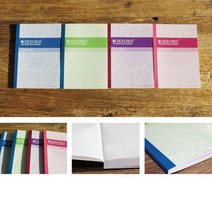 잘펴지는노트.2size.4color.낱권.줄노트, 1권, B5 70매