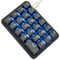 한손매크로키보드 DIY 코딩 프로그래밍 편집 키패드, 적축, 표준, G23 블랙