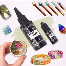 미니를사랑하는사람들 네일 레진공예 UV레진 하드타입 중점도 60ml, 60g