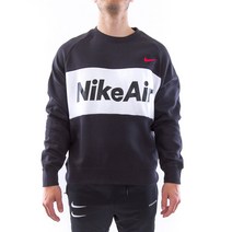 글로벌 나이키 중계점(병행수입) 에어 플리스 크루 티셔츠 블랙 CJ4827010 (판매자-이천일아울렛중계점인지확인해주세요.)