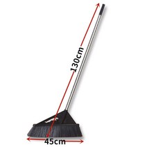 대형 빗자루 야외 청소 플라스틱 단단한, A. 45cm x 130cm