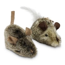 Our Pets Play-N-Squeak 쥐 사냥꾼 치즈 고양이 장난감 포함 (인터랙티브 고양이 장난감 및 개박하 장난감 실제 마우스 전자 사운드 고양이용 개박하 장난감) 실내, Twinkle Mouse