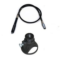 2x DREMEL 드릴 로케이터 로타리 그라인더 도구 유연한 플렉스 샤프트 Dremel Foredom 위치 혼 액세서리, 한개옵션0