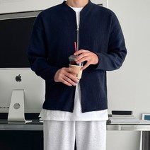 [M~4XL] 오버핏 투웨이 니트 집업 빅사이즈 가디건 5490