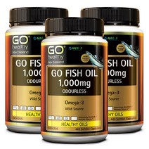 뉴질랜드 고헬씨 무취 오메가3 피쉬오일 1000mg 440캡슐 3팩