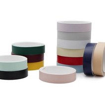 마이몰12 제본테이프 25MMX10M 녹색 라벨테이프 종이테이프, 검정색