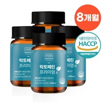 비아젠 락토페린 프리미엄정 고함량 3000mg 60정 4통 8개월분, 1개, 4통(8개월분)