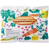 이케아 코르브모이 베지터블 핫도그 460g x 1개 채식 비건 소세지