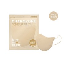 참존 톤업핏 마스크 중형, 1개입, 50개, 누드업 베이지