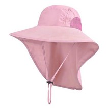 [풀문][KC인증]가족플랩캡 /목안타는모자/워터 수영모자 UV차단 아쿠아 워터파크 물놀이 성인용/아동용 무지 플랩캡