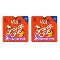 엘라스키친 아기이온음료 영국 유기농 스무디 오렌지 90g 5입 2팩