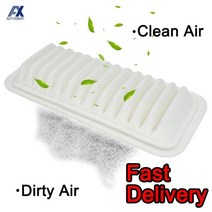 호환용 1 푸조 107 자동차 엔진 에어 필터 1780123030 부품 공조기필터