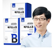 메가도스B 비타민B 컴플렉스 64정 X 3개, 메가도스B 64정 x 3개, 쇼핑백 X