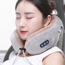 주무름 베개 목안마기 목 마사지기 배게 효도 안마, 브라운