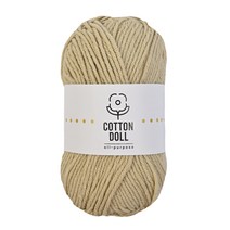 니뜨 코튼돌 뜨개실(50g) (10+1) [뜨개실도안제공] 면혼방실 인형실 소품실 초보코바늘실 코바늘실 블랭킷실 뜨개실 털실 가방실 손뜨개실, 34_베이지
