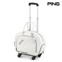 핑 2023 Stand WJ 여성 바퀴형 보스턴백 골프백 삼양정품