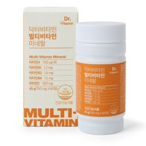 [비타민뱅크] 닥터비타민 멀티비타민 미네랄 60정, 없음, 단품