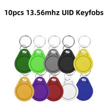 Rfid 복사기 작가 독자 복사기 125 khz 13.56 mhz usb 프로그래머 nfc 스마트 10 주파수 키 fob 카드 판독기 uid 디코더|컨트롤카드 리더|, 1개, 단일, 10pcs 13.56mhz Keys