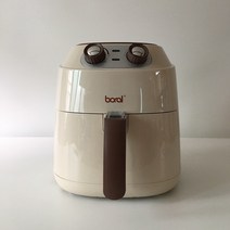 보랄 4.8L 스텔라 에어프라이어 3가지색상 신혼 주방 집들이 BR-AF4500JV, 아이보리