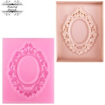 초콜릿만들기 미니 DIY 레이스 프레임 실리카 젤 금형 케이크 장식 도구 설탕 기술 소프트 캔디 초콜릿 클레이 수지
