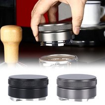 커피 디스트리뷰터 분배기 coffeeware 합금 미니 레스토랑 수동 바리스타 레벨러, 51x35mm, 회색